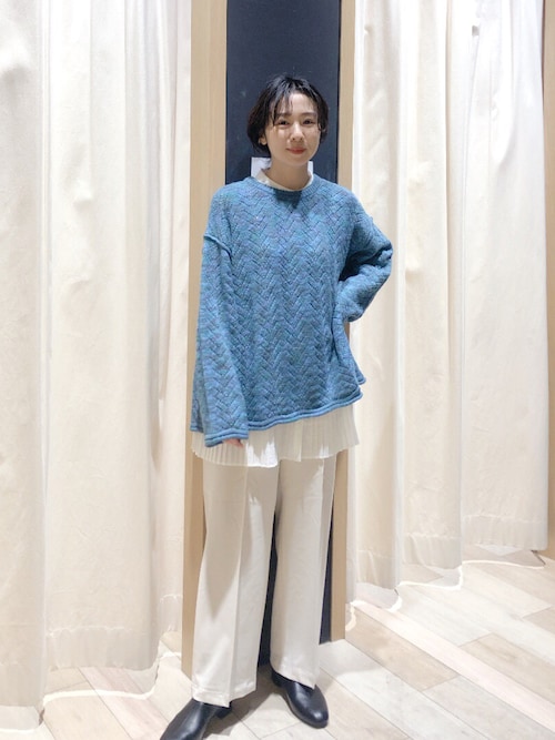 LEPSIM（レプシィム）の「裾プリーツブラウス 299517（シャツ