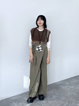 「リラックス」｜noriさん（レディース・155cm）の冬コーディネート