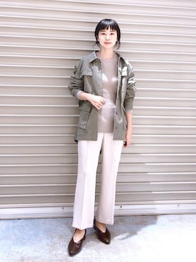 「IOSSELLIANI（イオッセリアーニ）のアイテム（アクセサリー）」を使った、noriさん（レディース・155cm）の秋コーディネート