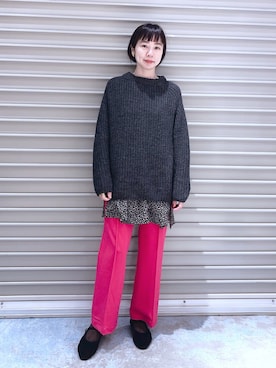 noriさん（レディース・155cm）の冬コーディネート