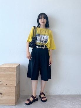 「アイテム（サンダル、その他）」を使った、noriさん（レディース・155cm）の夏コーディネート