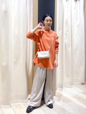「アイテム（イヤーカフ）」を使った、noriさん（レディース・155cm）の冬コーディネート