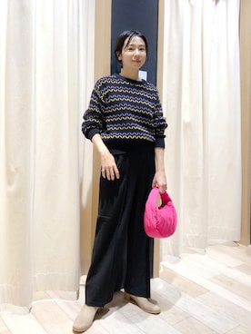 「A part by（アパートバイ）のアイテム（リング）」を使った、noriさん（レディース・155cm）の秋コーディネート
