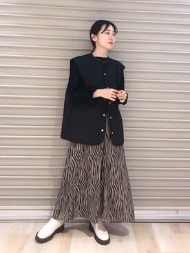 「#秋コーデ」｜「アイテム（その他アウター）」を使った、noriさん（レディース・155cm）の秋コーディネート