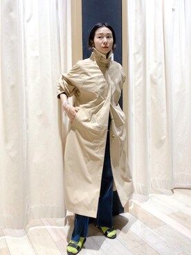 「デニムオンデニム」｜「アイテム（その他アウター）」を使った、noriさん（レディース・155cm）の春コーディネート