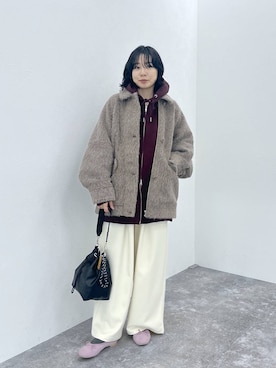 「アイテム（パーカー）」を使った、noriさん（レディース・155cm・30代）の冬コーディネート