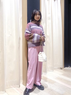 「A part by（アパートバイ）のアイテム（リング）」を使った、noriさん（レディース・155cm）の秋コーディネート