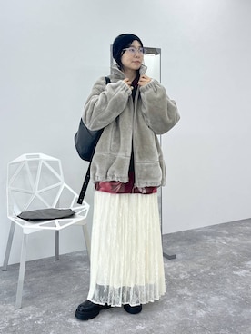 「アイテム（ヘアバンド）」を使った、noriさん（レディース・155cm）の秋コーディネート