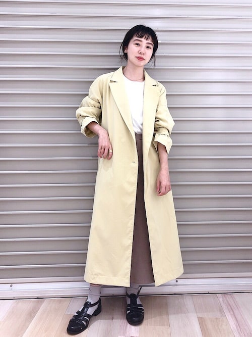 Nori Lepsim 西新井 Lepsimのトレンチコートを使ったコーディネート Wear