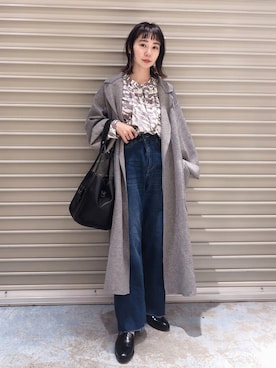 「IOSSELLIANI（イオッセリアーニ）のアイテム（アクセサリー）」を使った、noriさん（レディース・155cm）の秋コーディネート