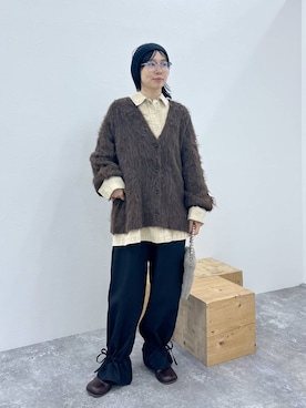 「アイテム（ヘアバンド）」を使った、noriさん（レディース・155cm）の秋コーディネート