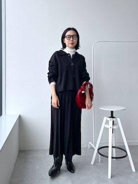 「アイテム（ワンピース/ドレス）」を使った、noriさん（レディース・155cm・30代）の秋コーディネート