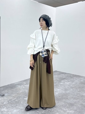 「アイテム（ニットキャップ/ビーニー）」を使った、noriさん（レディース・155cm・30代）の秋コーディネート