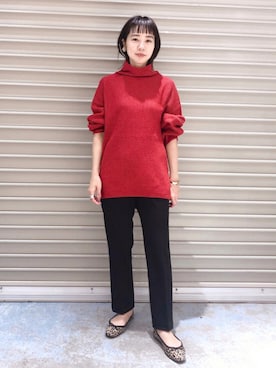 「IOSSELLIANI（イオッセリアーニ）のアイテム（アクセサリー）」を使った、noriさん（レディース・155cm）の秋コーディネート