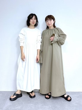 「アイテム（ワンピース/ドレス）」を使った、noriさん（レディース・155cm・30代）の春コーディネート