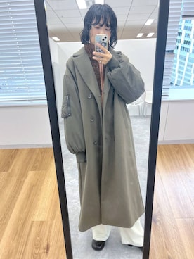 「アイテム（その他アウター）」を使った、noriさん（レディース・155cm・30代）の秋コーディネート