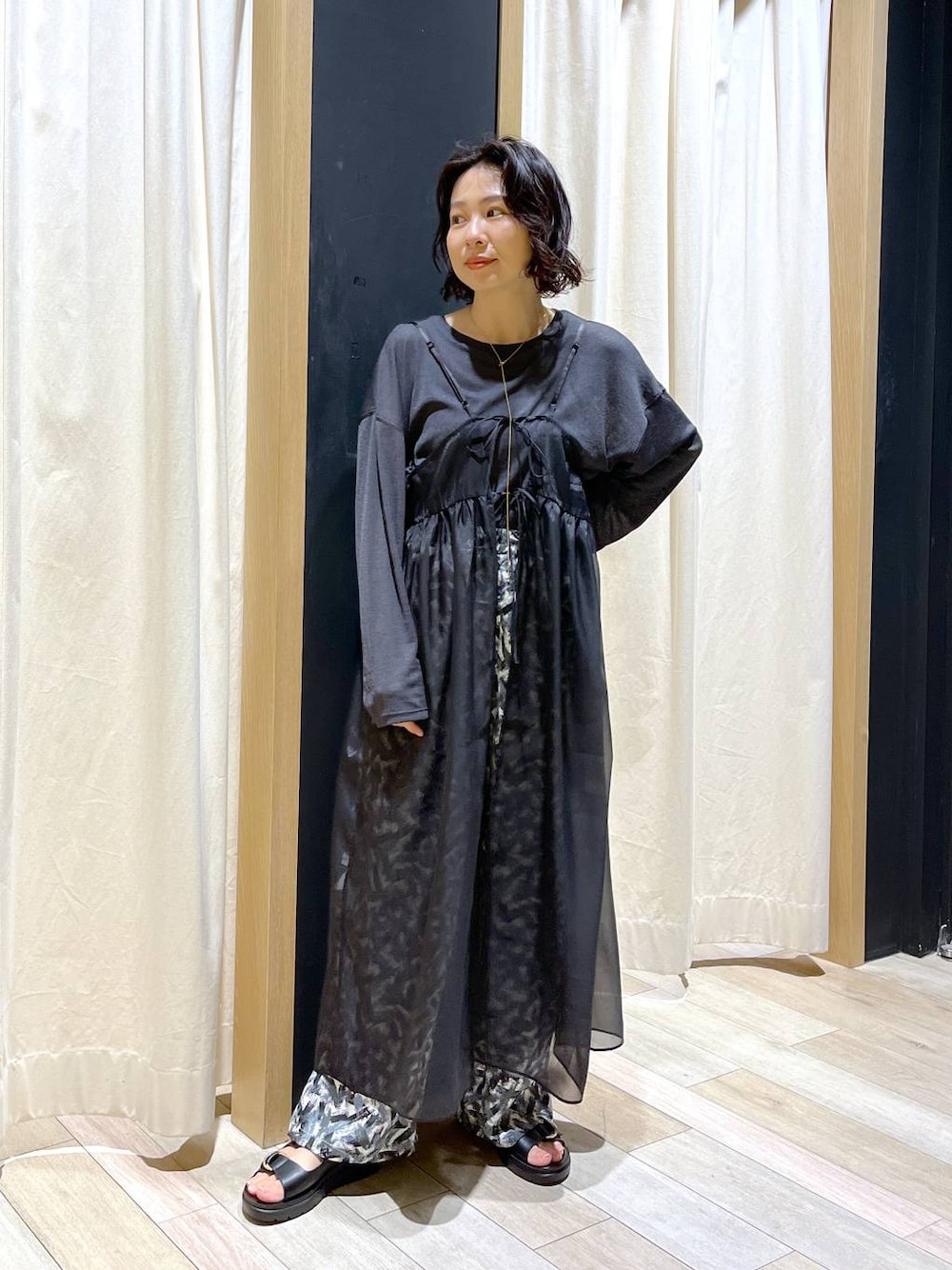 )籾様⑅/20 LEPSIM（レプシィム）の「2WAYシアーレイヤーワンピース 118737