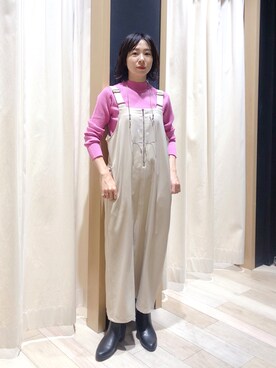 「A part by（アパートバイ）のアイテム（リング）」を使った、noriさん（レディース・155cm）の秋コーディネート