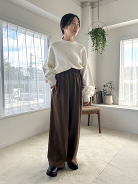 「ゼロかるシリーズ_LEPSIM」｜noriさん（レディース・155cm）の冬コーディネート
