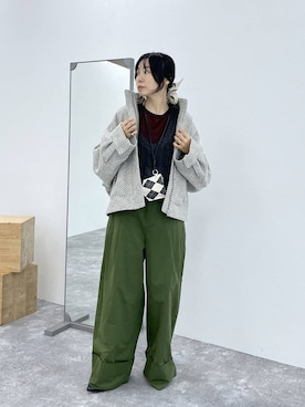 「アイテム（ベスト）」を使った、noriさん（レディース・155cm・30代）の秋コーディネート