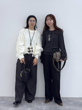 「アイテム（ヘアバンド）」を使った、noriさん（レディース・155cm・30代）の秋コーディネート