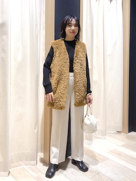 「A part by（アパートバイ）のアイテム（リング）」を使った、noriさん（レディース・155cm）の秋コーディネート