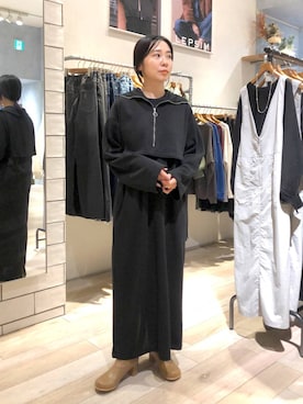 「アイテム（ワンピース/ドレス）」を使った、noriさん（レディース・155cm・30代）の秋コーディネート