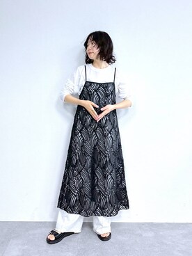 「アイテム（ワンピース/ドレス）」を使った、noriさん（レディース・155cm・30代）の春コーディネート