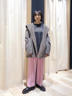 「A part by（アパートバイ）のアイテム（リング）」を使った、noriさん（レディース・155cm）の秋コーディネート