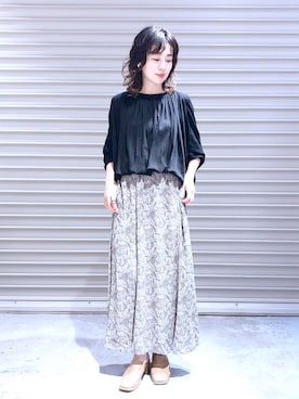 「IOSSELLIANI（イオッセリアーニ）のアイテム（アクセサリー）」を使った、noriさん（レディース・155cm）の夏コーディネート