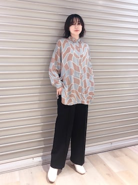 「A part by（アパートバイ）のアイテム（リング）」を使った、noriさん（レディース・155cm）の秋コーディネート