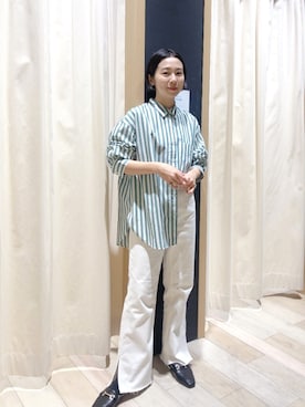 「レプシィム(LEPSIM)」｜「アイテム（ローファー）」を使った、noriさん（レディース・155cm）の冬コーディネート