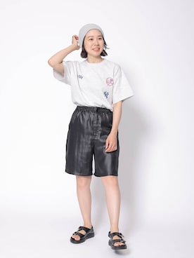 「アイテム（帽子）」を使った、noriさん（レディース・155cm・30代）の夏コーディネート
