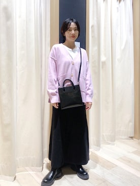 「A part by（アパートバイ）のアイテム（リング）」を使った、noriさん（レディース・155cm）の秋コーディネート