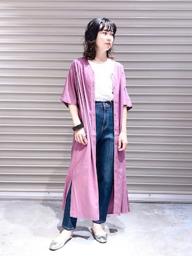 「IOSSELLIANI（イオッセリアーニ）のアイテム（アクセサリー）」を使った、noriさん（レディース・155cm）の夏コーディネート