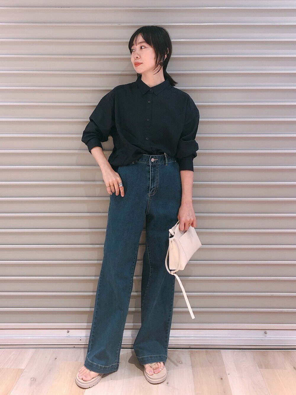 ソフトバギーパンツ2 287686を使ったレディース人気ファッション