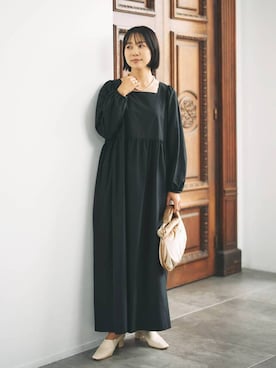 「アイテム（ワンピース/ドレス）」を使った、noriさん（レディース・155cm・30代）の秋コーディネート