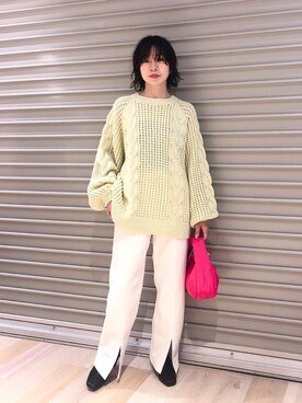 「A part by（アパートバイ）のアイテム（リング）」を使った、noriさん（レディース・155cm）の秋コーディネート