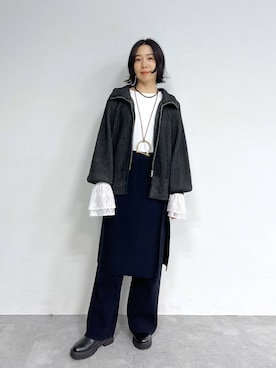 「ゼロかるシリーズ_LEPSIM」｜noriさん（レディース・155cm）の秋コーディネート
