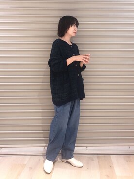 「A part by（アパートバイ）のアイテム（リング）」を使った、noriさん（レディース・155cm）の秋コーディネート