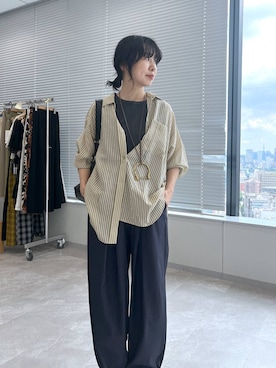「アイテム（ショルダーバッグ）」を使った、noriさん（レディース・155cm・30代）の夏コーディネート