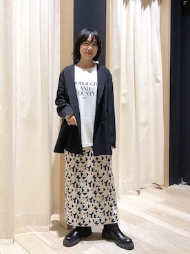 「A part by（アパートバイ）のアイテム（リング）」を使った、noriさん（レディース・155cm）の秋コーディネート