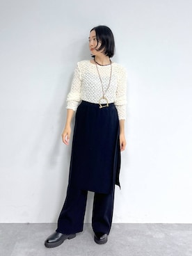 「アイテム（アクセサリー）」を使った、noriさん（レディース・155cm・30代）の秋コーディネート
