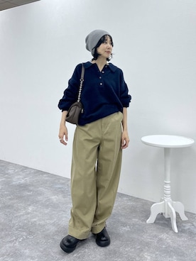 「アイテム（サンダル）」を使った、noriさん（レディース・155cm・30代）の冬コーディネート