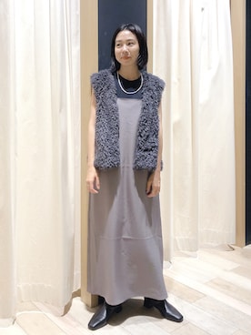 「秋先取りコーデ」｜「アイテム（その他アウター）」を使った、noriさん（レディース・155cm）の秋コーディネート