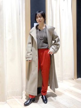「レプシィム(LEPSIM)」｜「アイテム（その他アウター）」を使った、noriさん（レディース・155cm）の冬コーディネート