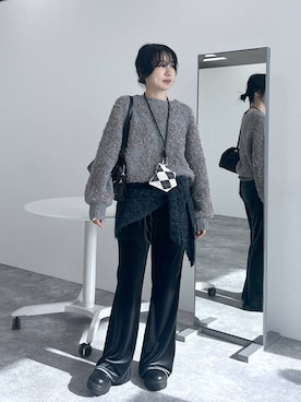 「リラックス」｜noriさん（レディース・155cm）の冬コーディネート