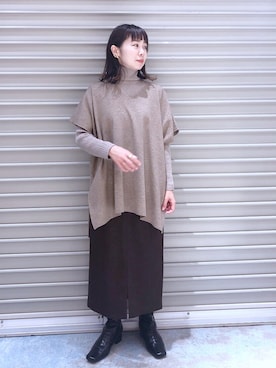 noriさん（レディース・155cm）の冬コーディネート