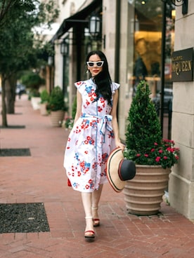 「TOMMY HILFIGER」｜「アイテム（ワンピース/ドレス）」を使った、lisavmさん（レディース・157cm）の夏コーディネート