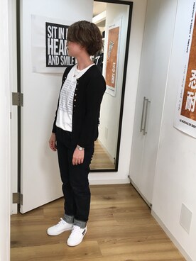 「agnes b.（アニエスベー）のアイテム（パンツ）」を使った、AgnesBfnabashiiさん（レディース・160cm）の夏コーディネート